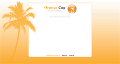 Desktop Screenshot of orangecay.com